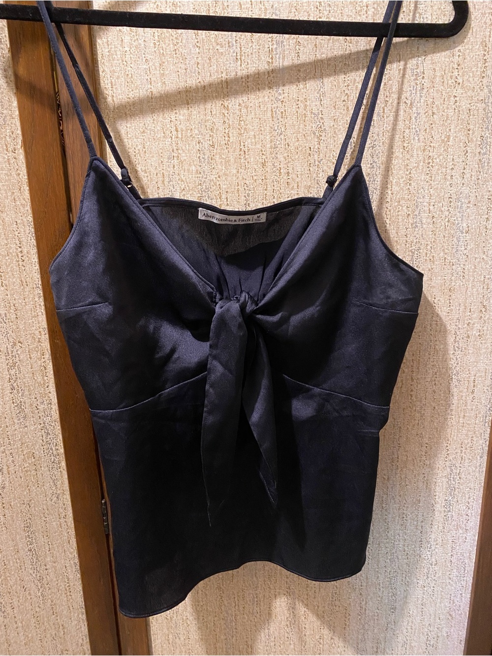Abercrombie & Fitch Black Satin Cami Top